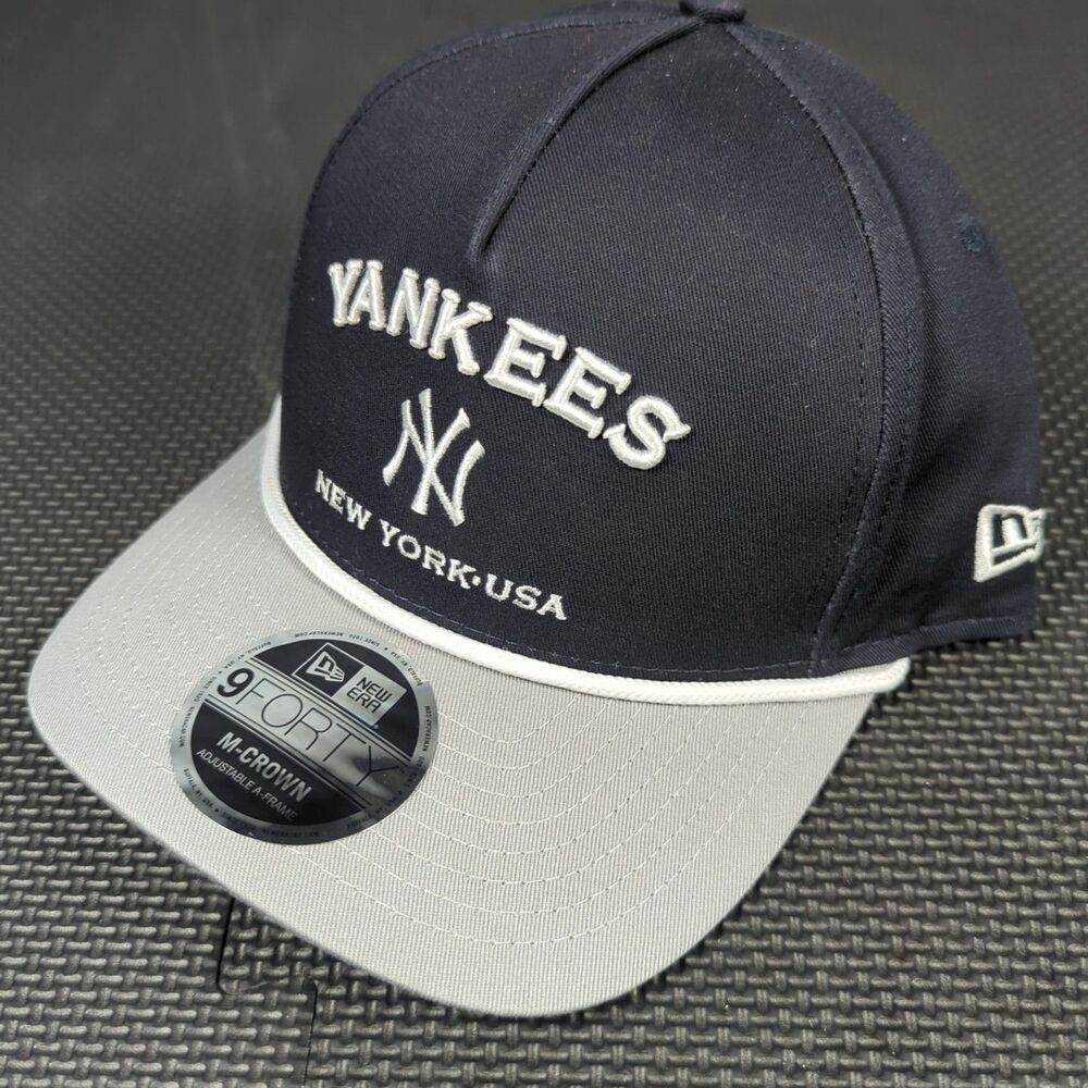 New Era New York Yankees Cap MLB 9FORTY M-Crown A-Frame Hat Snapback NEW